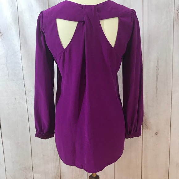 DREW Tops - DREW Long Sleeve Silk Top